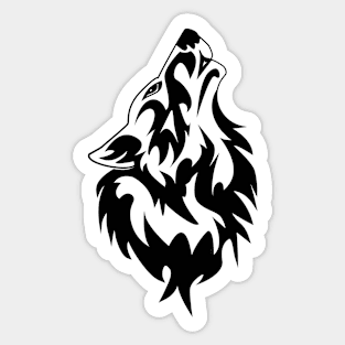 Wolf head Sticker